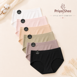 PriyoShee Seamless High Waist Panty Soft & Comfortable