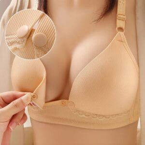 PriyoShee Front Open Soft Support Nursing Bra